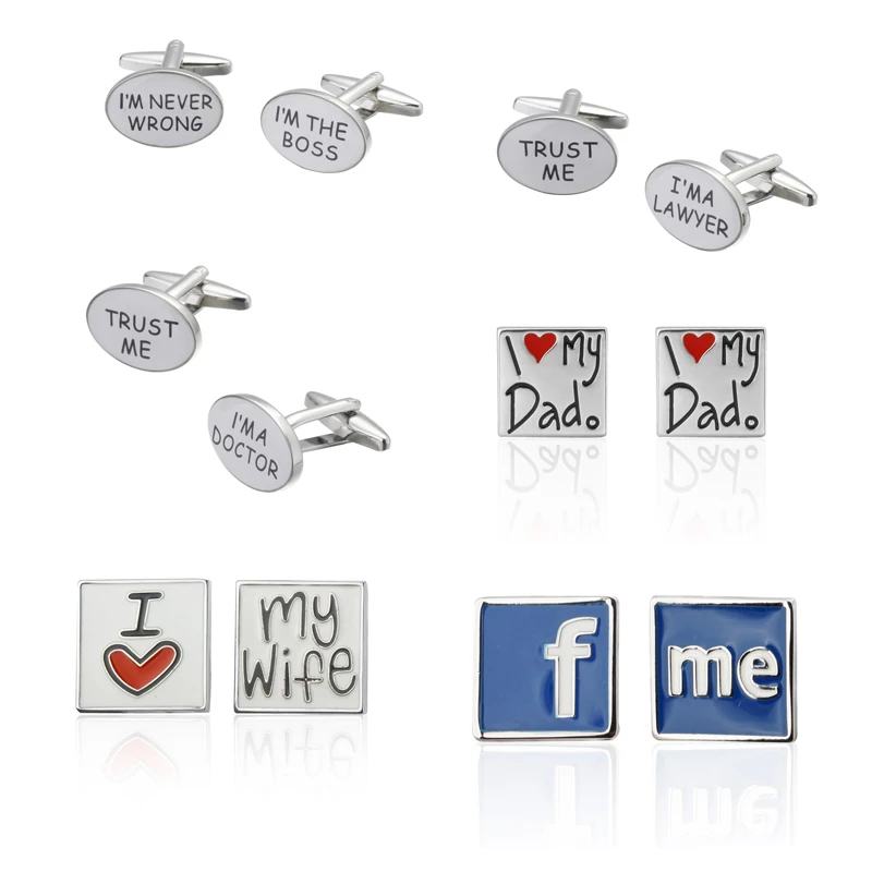 

C-MAN Luxury shirt Father's Day gift cufflink for mens Brand cuff buttons cuff links High Quality abotoaduras Jewelry