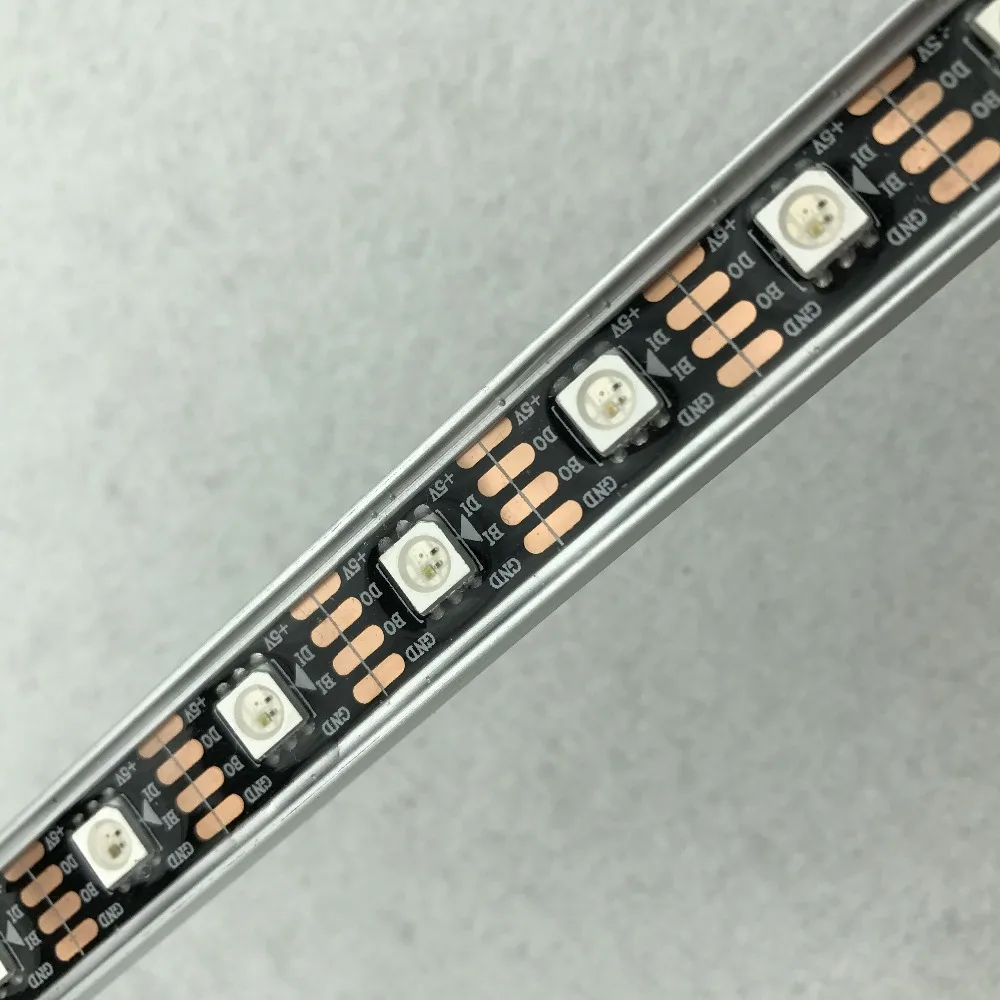 WS2815 addressavke 1 м длинный 12 в пост. Тока 60 светодиодный s цифровой барный светильник