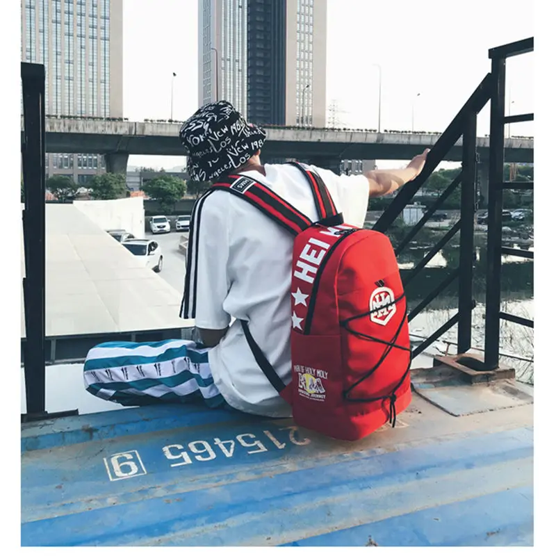 BAGSMALL Повседневное мужские и женские пары большой емкости путешествия рюкзак