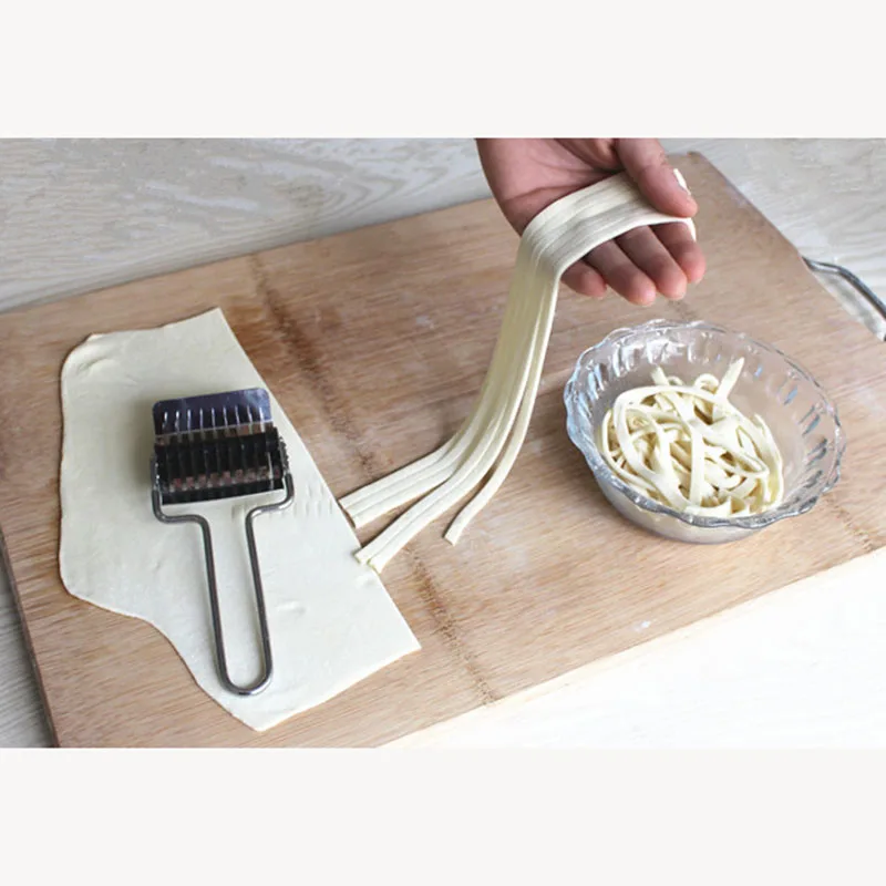 Нержавеющая сталь ролик для пасты пуансон ручной лапши лезвия резки тонких