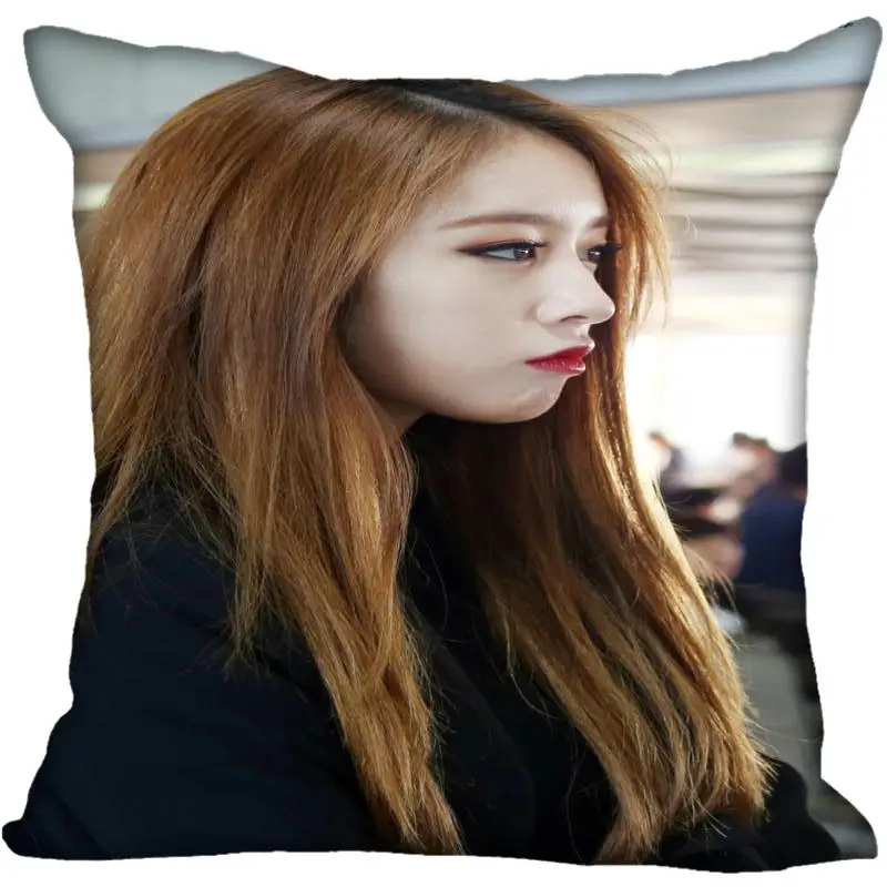 4 Заказ T-ara Park Ji Yeon наволочки печатные квадратные шелковые наволочка домашняя декоративная молния атласные наволочки(одна сторона - Цвет: 4