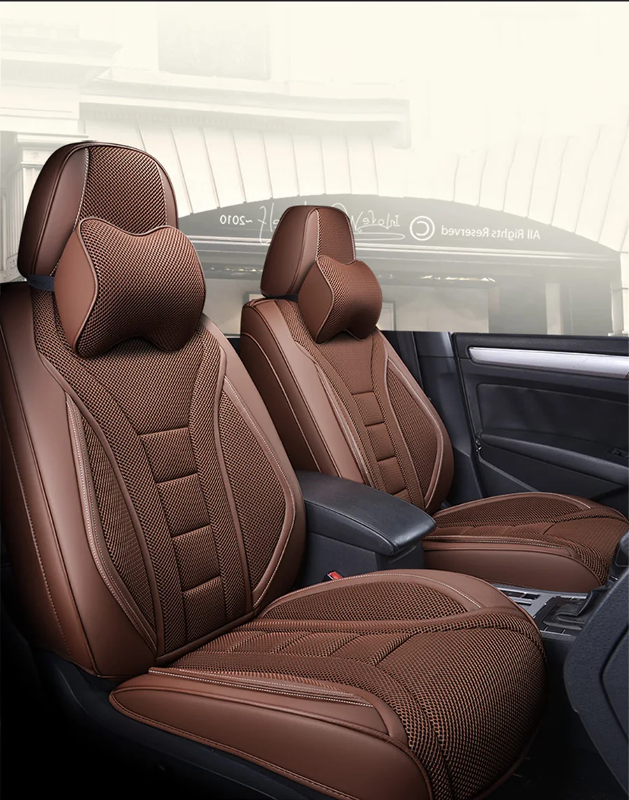 Новые кожаные и сэндвич автомобильные чехлы для сидений Honda все модели URV CRV CIVIC fit Accord City XRV HRV Jazz vezel Insight Spirior style
