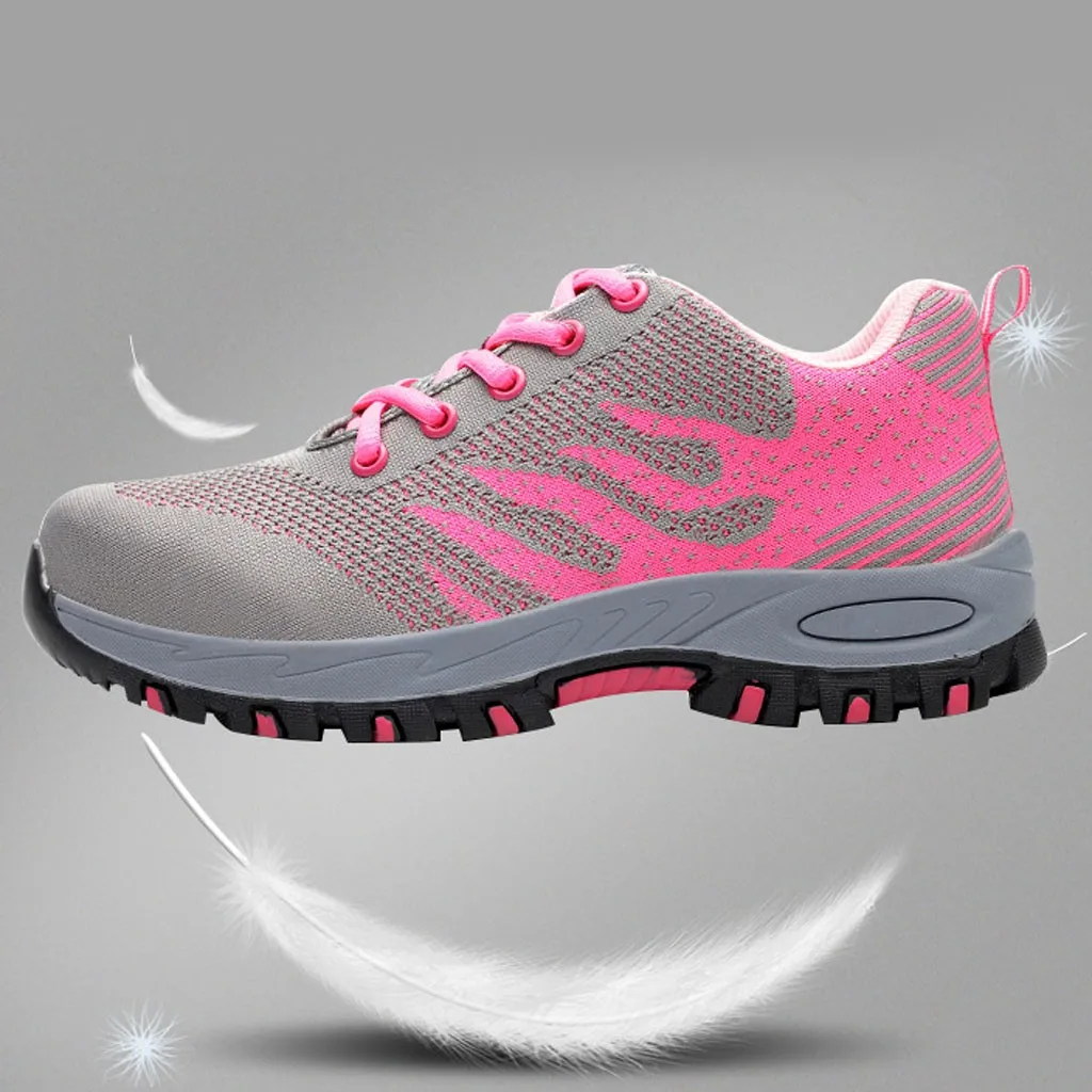 Женские спортивные кроссовки 2019 Женская рабочая обувь со стальным носком