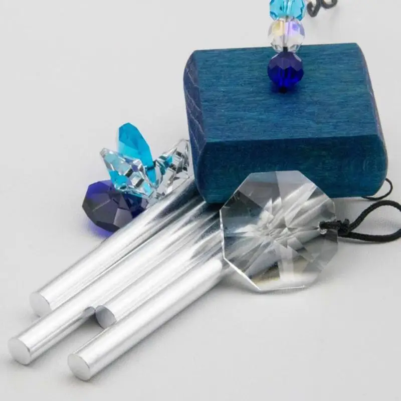 Кристалл алюминиевая трубка музыка колокола кулон украшение дома моды высокое