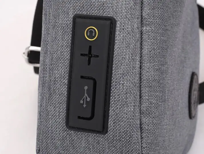 USB зарядное устройство слушать музыку мини рюкзак для мужчин повседневный пакет для путешествий короткие поездки мессенджеры сумка для мужские сумки через плечо