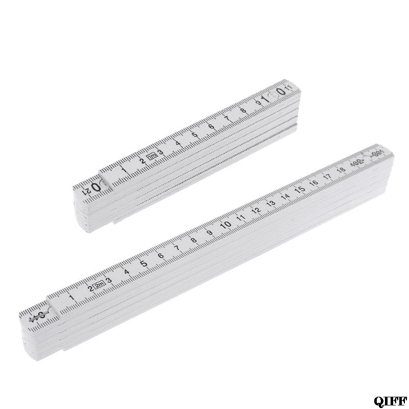 1 м 2 м 10-parts складные плотники линейка легкая компактная измерительная палка скользящая складывающаяся для деревообработки Jun21