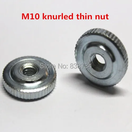 

20pcs m10 steel with white zinc hand nut