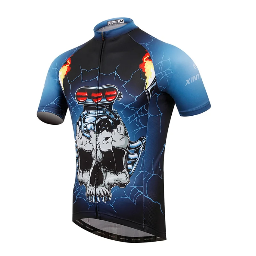 Cool Skull Cycling Jersey Clothing Panda T Shirts Women MTB Jerseys Mallot Ciclismo Hombre Verano Men's Sportswear | Спорт и