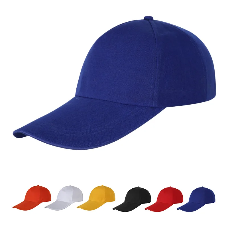 Мужские и женские повседневные бейсболки сделай сам однотонные регулируемые
