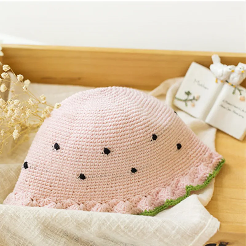 [RUBI DIY] Baby wool Crochet knitted children's hat handmade DIY weave Handmade by RUBI | Дом и сад