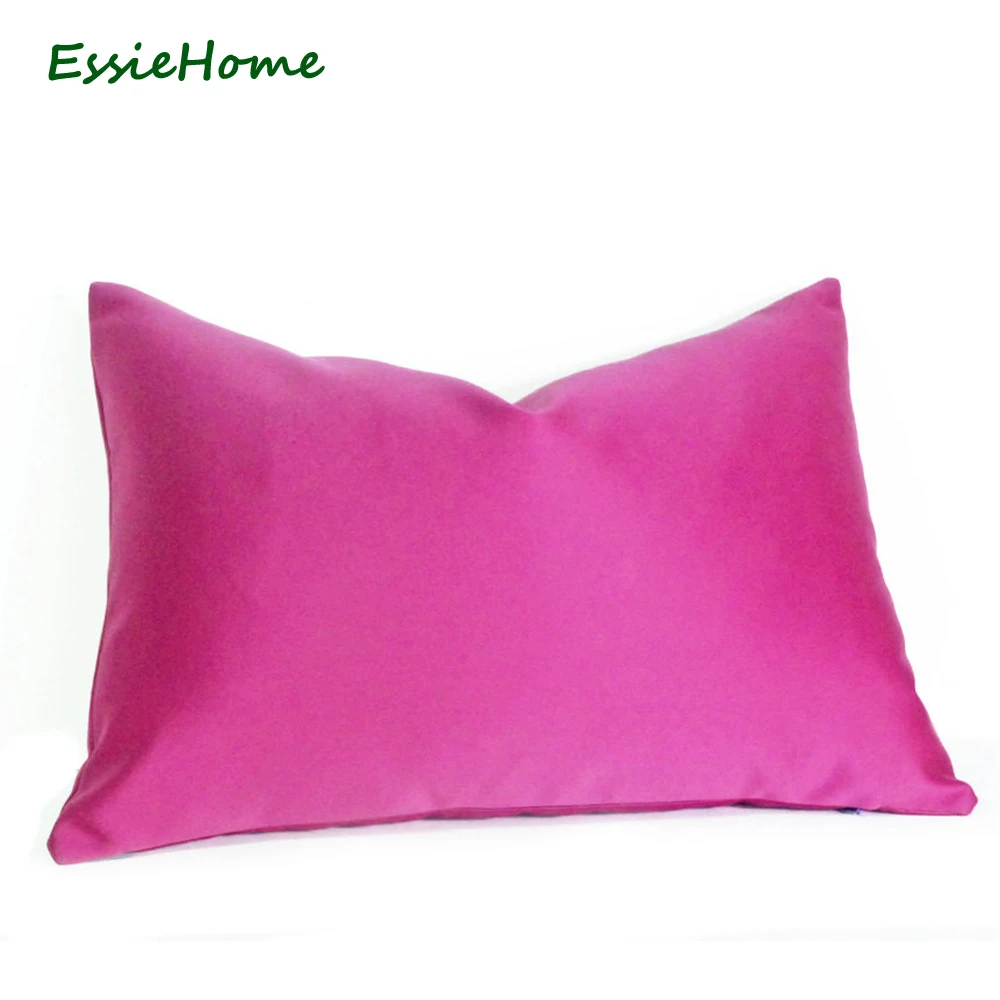 Чехол для подушки ESSIE HOME Роскошный Матовый хлопковый вельветовый чехол розовый