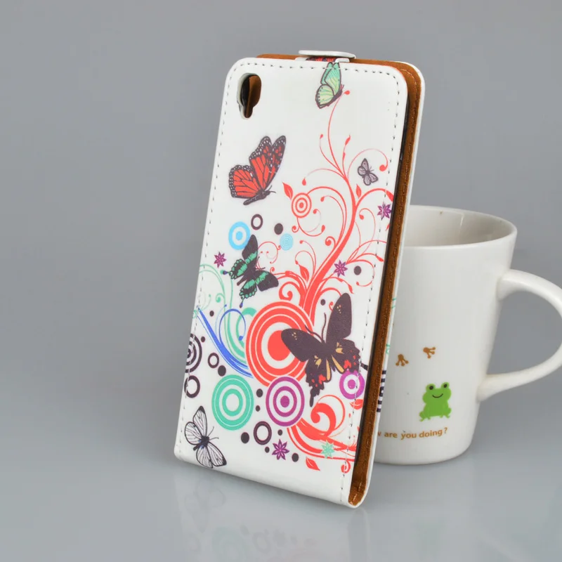 Мультфильм печатных кожаный чехол для Alcatel One Touch Idol 3 5.5 6045 6045y К крышка