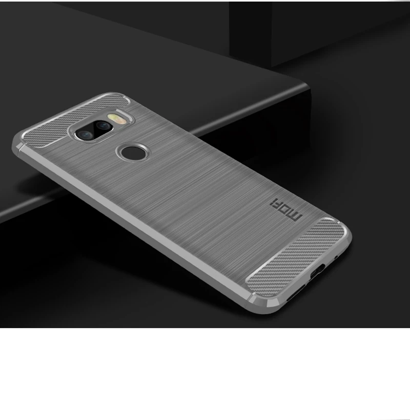 Чехол MOFI для LG V30 чехол H930 силиконовая задняя крышка телефона защитный
