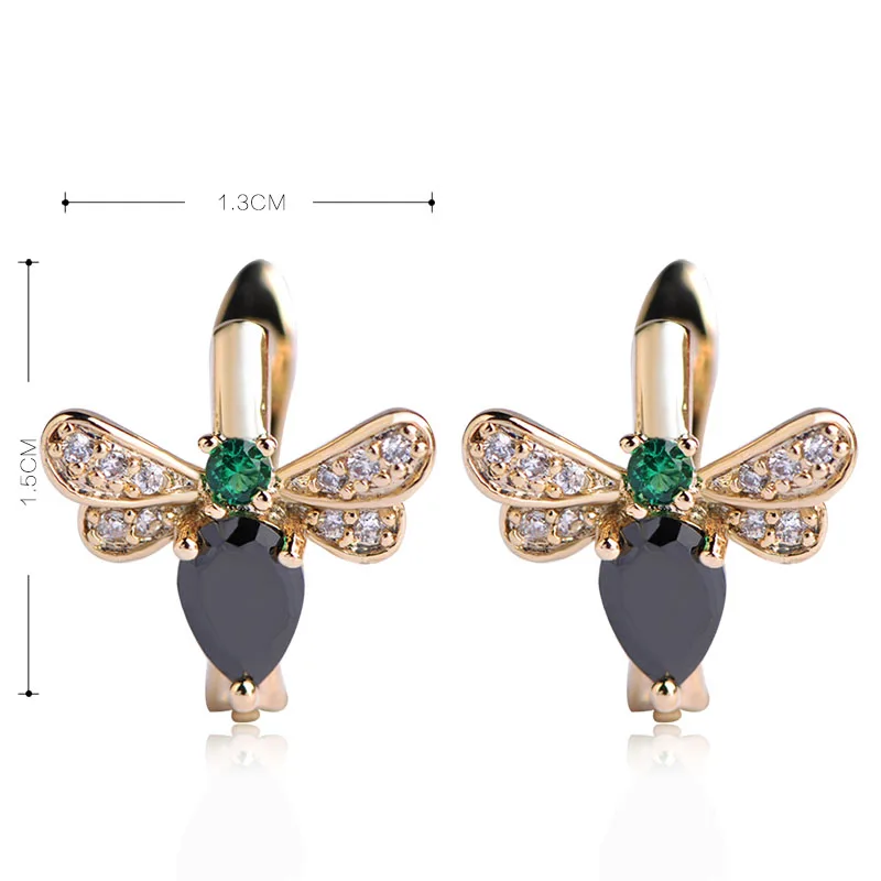 Милые серьги гвоздики в виде стрекозы mechoose для женщин и девушек подарочные