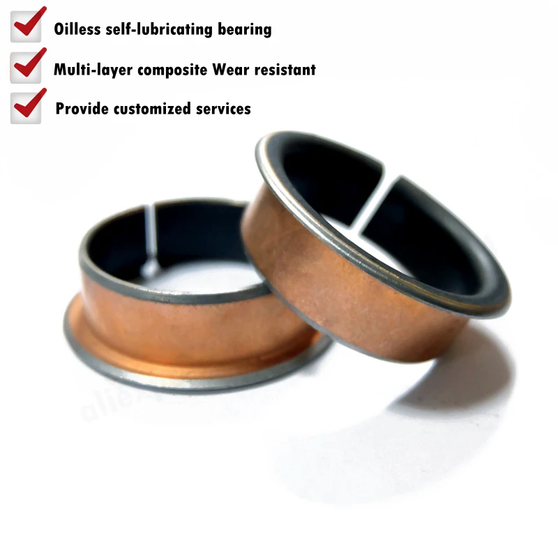 Фланцевая самосмазывающаяся композитная втулка подшипника 25100 25150 25200 25250 25300 25350