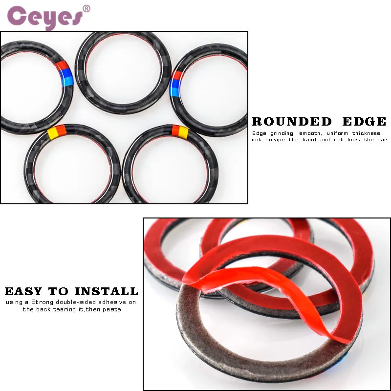 Ceyes автомобильный Стайлинг авто двигатель Запуск Стоп Чехол для Bmw E90 E92 E93 3 серии м