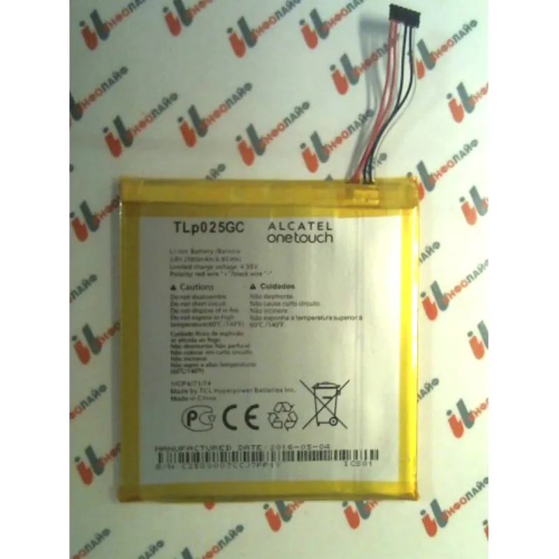 Аккумулятор 2580 мАч для Alcatel One Touch Pixi 4 (7) 3G 9003X 9003A TLP025GC/TLP025GC2 | Мобильные телефоны и