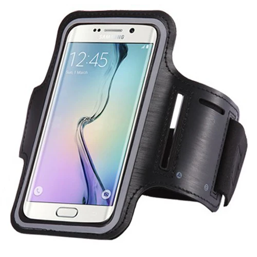 Повязка на руку для бега чехол для huawei Коврики 20 Pro P30 P20 Honor 20 10 V20 V10 7X 6X Nova 5 5i 4e 4 Телефон Водонепроницаемый из искусственной кожи чехол - Цвет: Черный