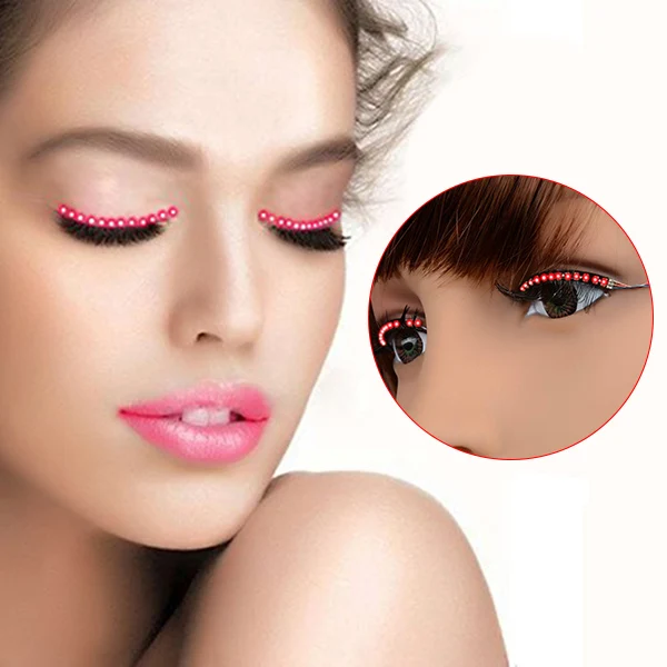 Светодиодная лента для ресниц водонепроницаемая Интерактивная блестящая