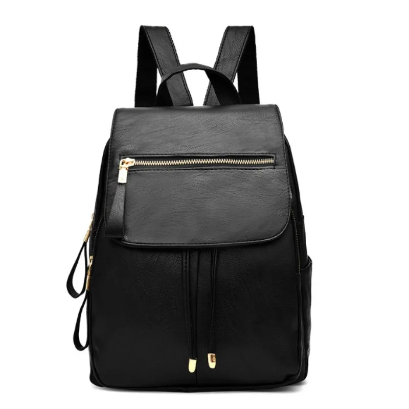 100% женский рюкзак из натуральной кожи 2019 Новый весенне-летний студенческий