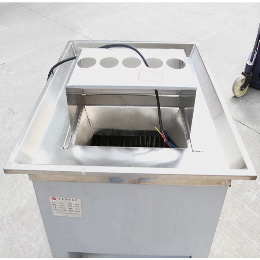 

1500KG/Hour Yield Commercial Meat Slicer Vertical Stainless Steel Meat Cutter QD Shredded Kelp Food Cutting Machine 380V 1500W