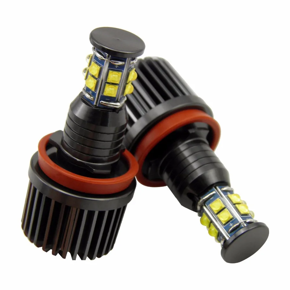 2x Super Bright White Blue Amber Red 120W H8 CREE XBD Chip LED Angel Eye Halo Markeer Light For Bmw E92 E93 3s 2007-2012 Canbus |