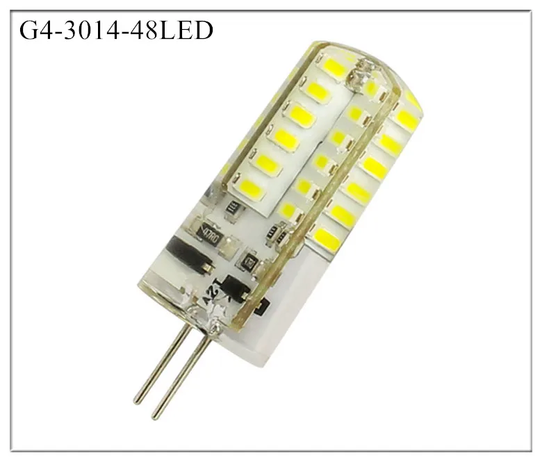 600 шт. G4 2 Вт 4 Вт 24 48 светодиодный SMD 3014 светодиодный лампочка люстра хрустальный светильник DC12V неполярный кукурузный подвесной светильник светодиодный светильник