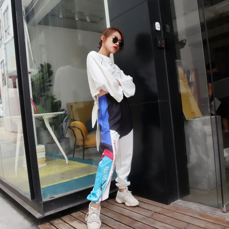 2018 Pantalon Mujer Vadim производство хип хоп Брендовые спортивные штаны цветные