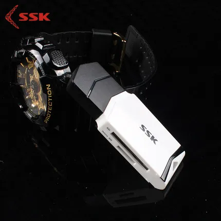 ССК SCRM601 USB3.0 все в 1 Card Reader картридер два слота SD TF флэш память высокое Скорость для