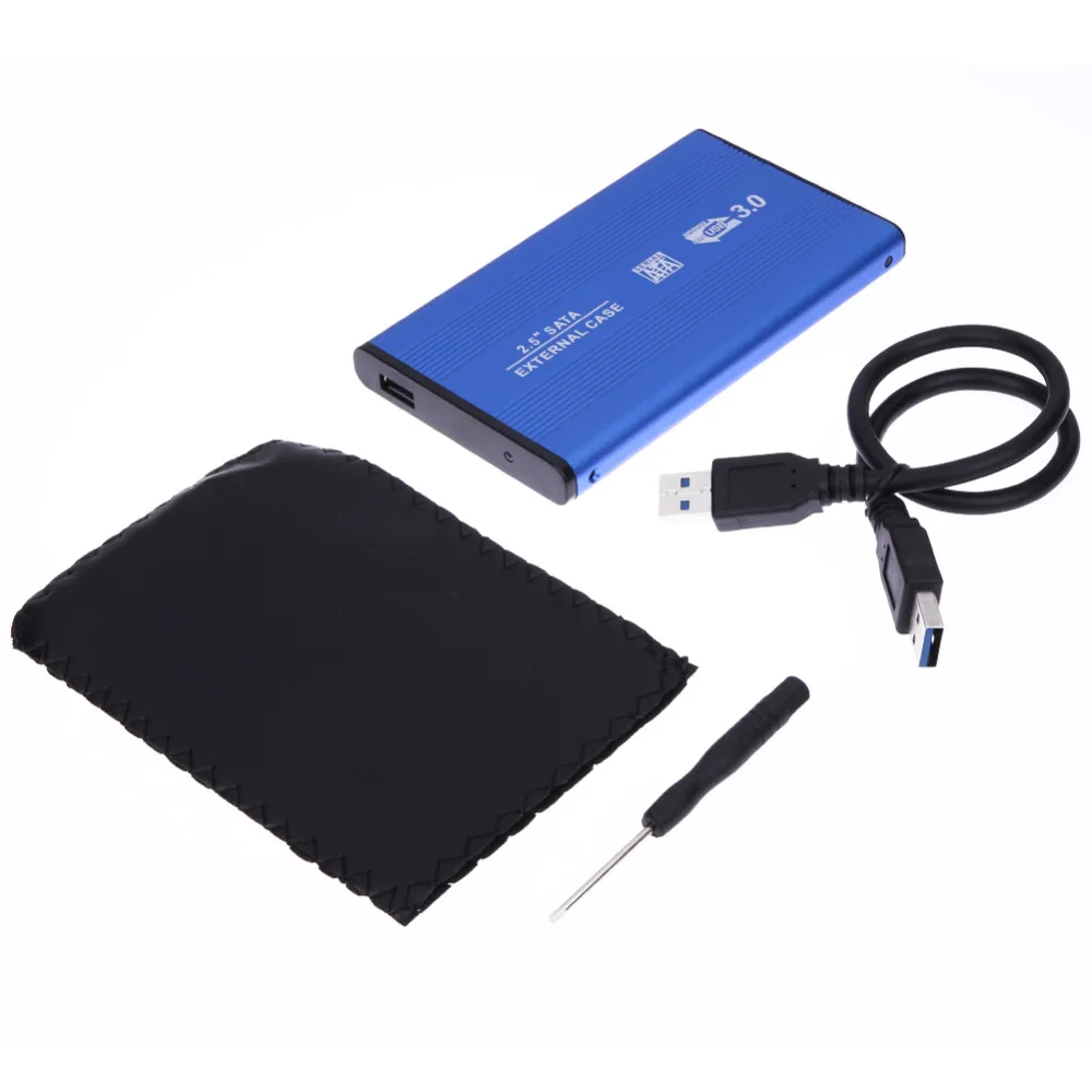 2 5 дюймов USB 3 0 SATA III внешний жесткий диск HDD 1 ТБ Корпус чехол HD супер Скорость для