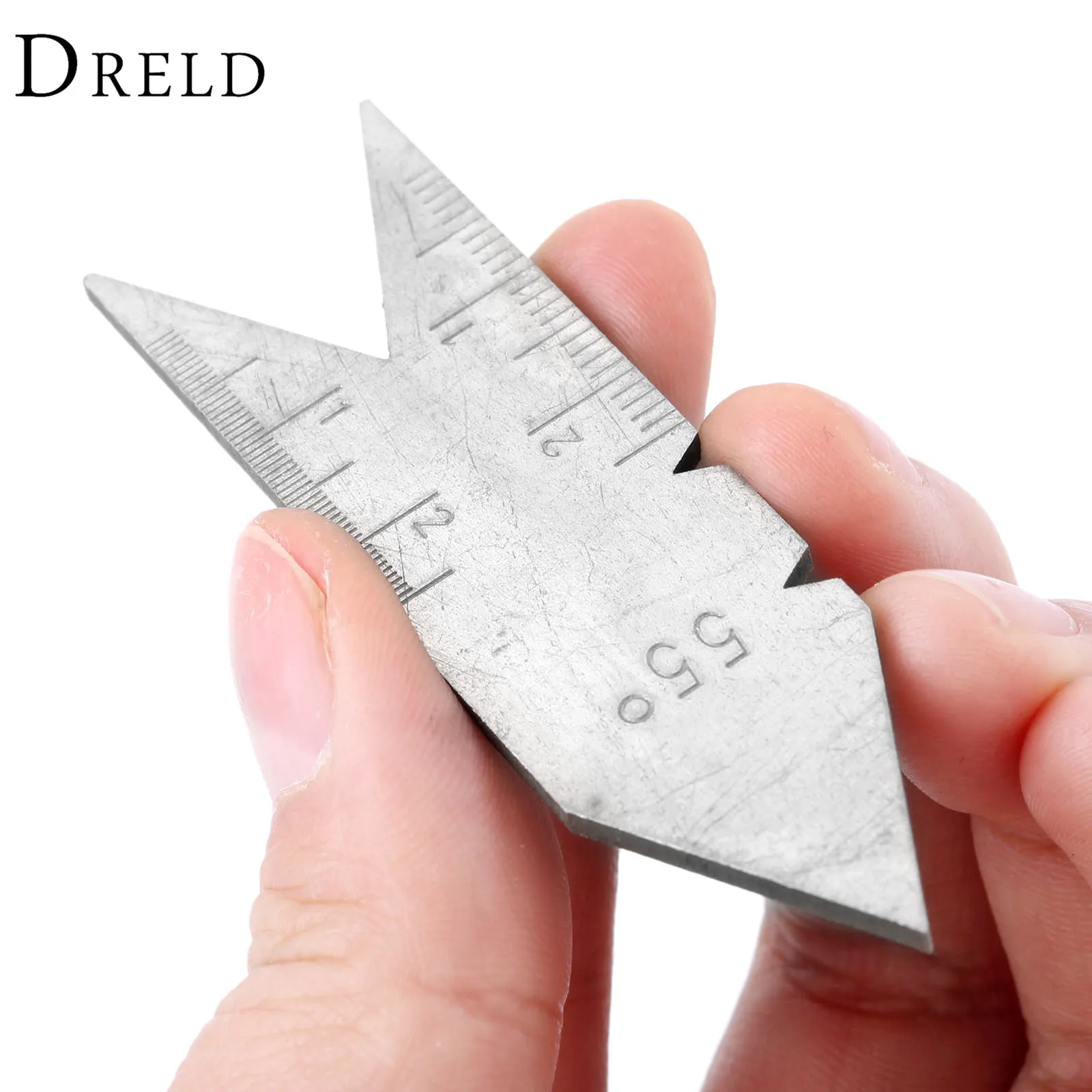 Резьбовой шаблон DRELD Whitworth прибор для измерения шага резьбы из нержавеющей стали