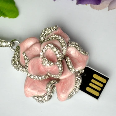 Usb-флеш-накопитель с изображением белой розы 16-8 Гб | Компьютеры и офис