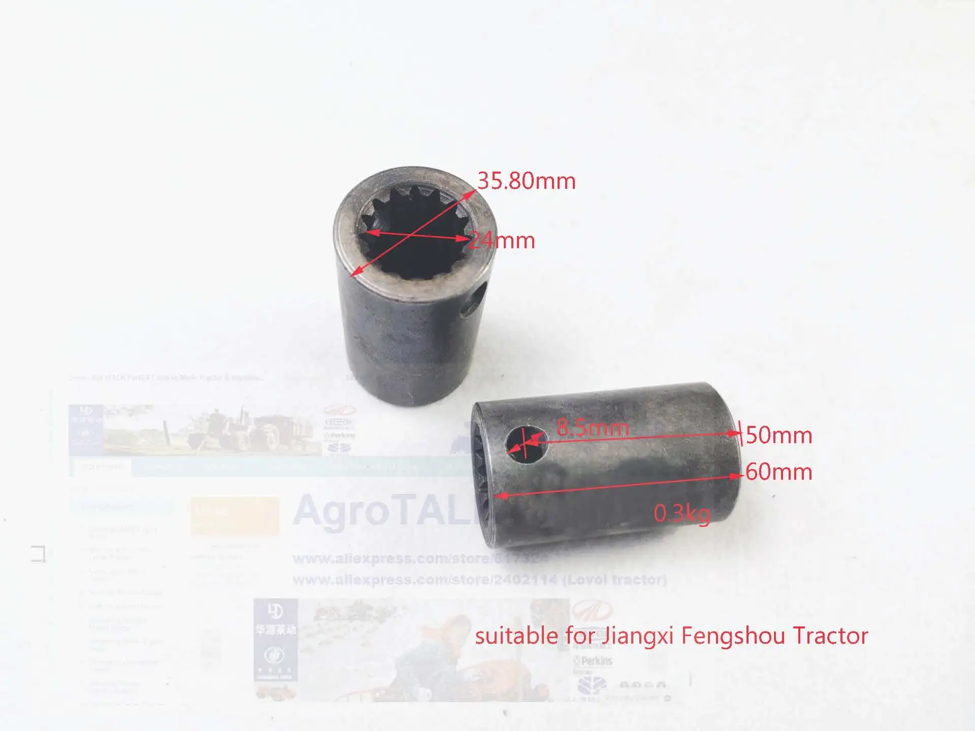 FS.coupler.3 Детали трактора серии Jiangxi Fengshou, муфта, как показано на рисунке, пожалуйста, проверьте размеры, выберите правильный - Цвет: FS.coupler.3