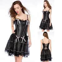 sexy burlesque overbust corset bustier dress fancy dresses steampunk dress waist trainer shapewear gothic corset dresses s 6xl