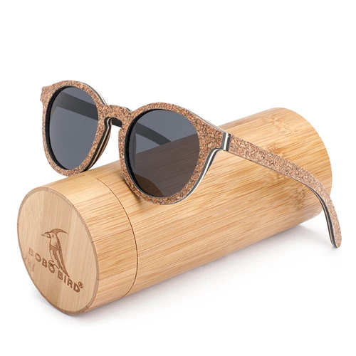 ag019a Бобо птица gafas-де-сол женщин новые оригинальные деревянные очки Для женщин Поляризованные линзы UV400 okulary очки - Цвет линз: ag019a