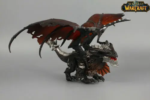 WOW Cataclysm Neltharion смерть крыло Рисунок Статуя с эффектом градиента света