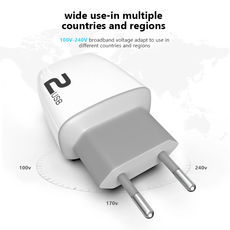 Быстрая зарядка USB для мобильного телефона 5 0 в а зарядное устройство EU Qualcomm QC3.0