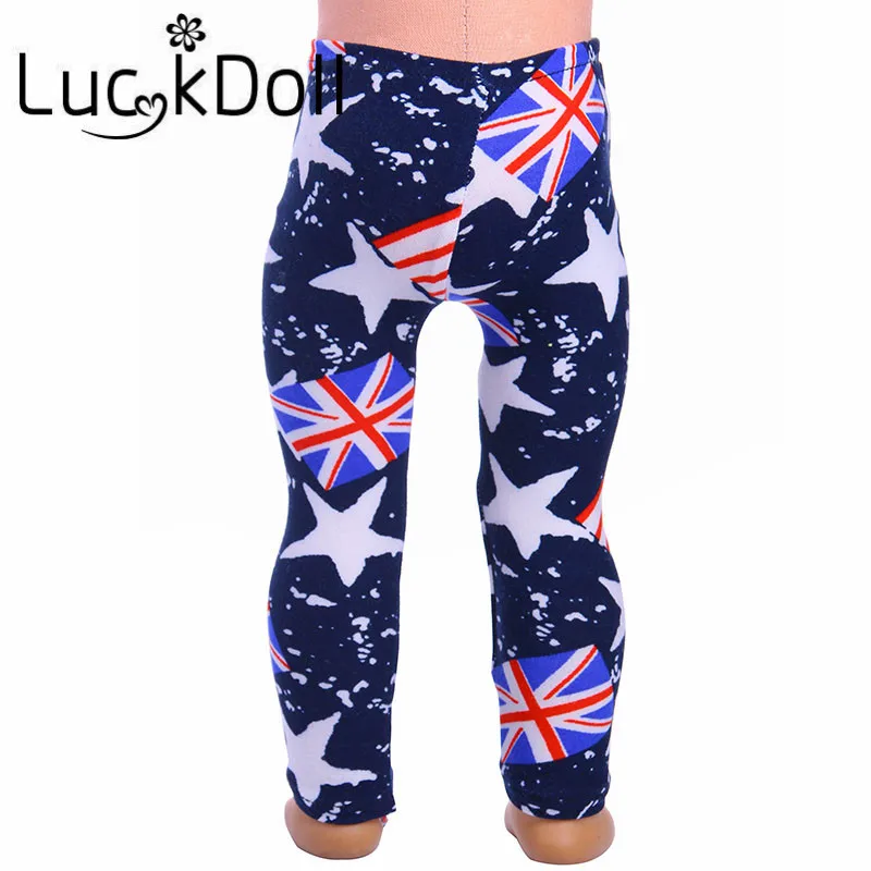 Колготки с черными буквами Одежда для куклы подходит 18 дюймов 43 см лучший подарок