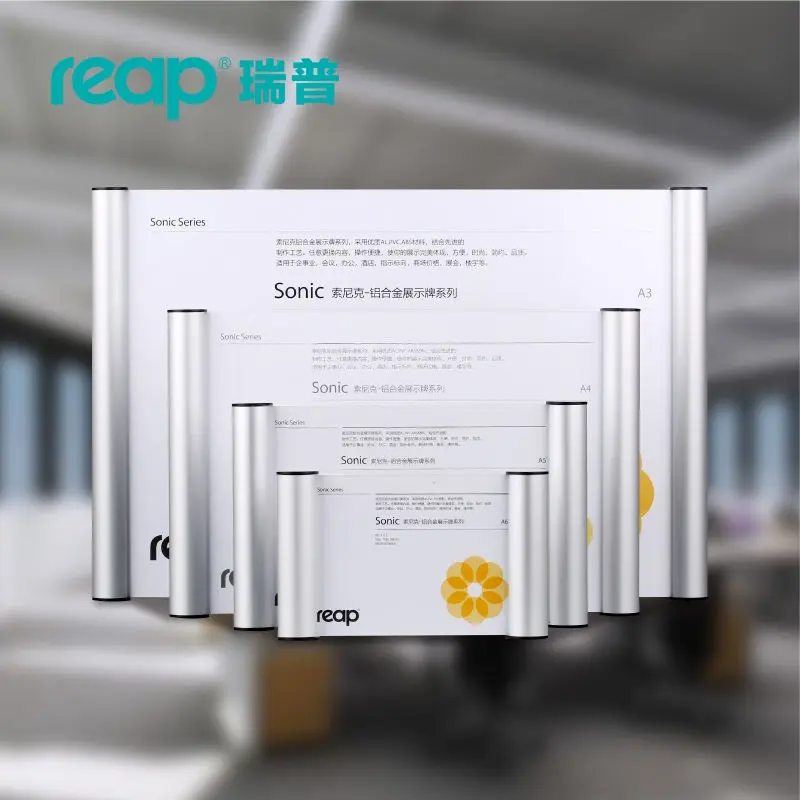 5 упаковок звуковой алюминиевый А4 пейзаж горизонтальный настенный держатель