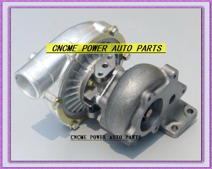 Турбо T3T4 T3 T4 T3/T4 TO4E 5 болтов A/R .63 comp .50 без воды Охлажденный Турбокомпрессор для