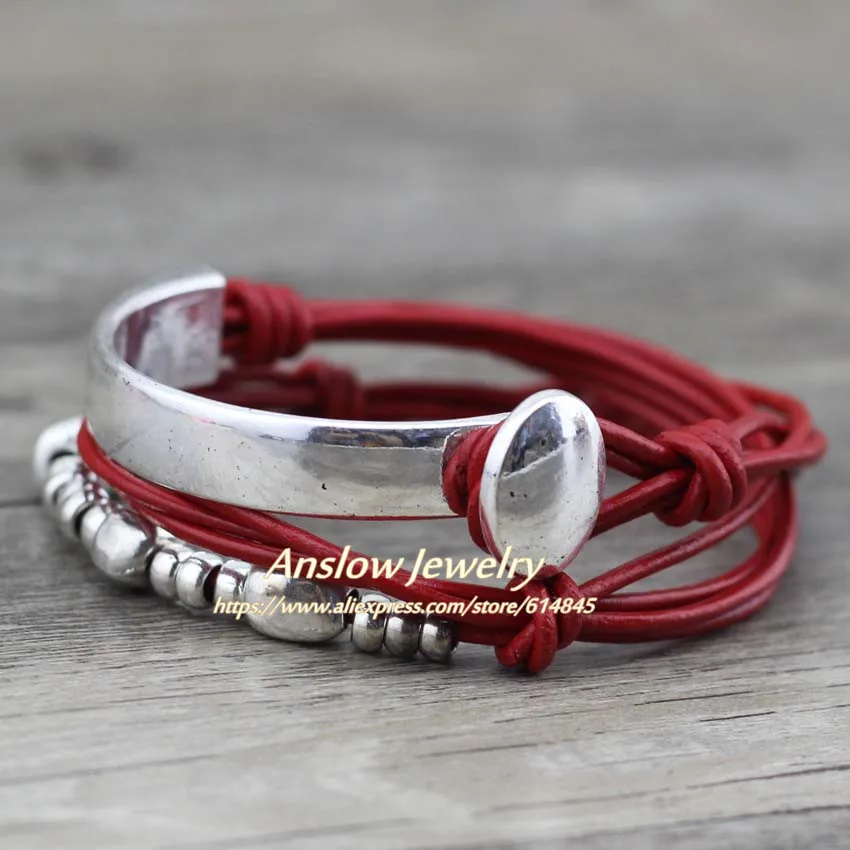 Женский и мужской браслет Anslow ювелирное изделие ручной работы из сплава цинка