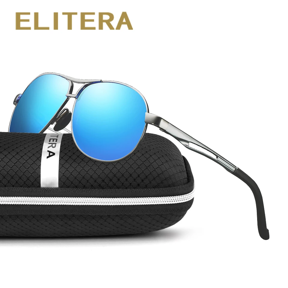ELITERA фирменный дизайн мужские поляризованные солнцезащитные очки пилотное