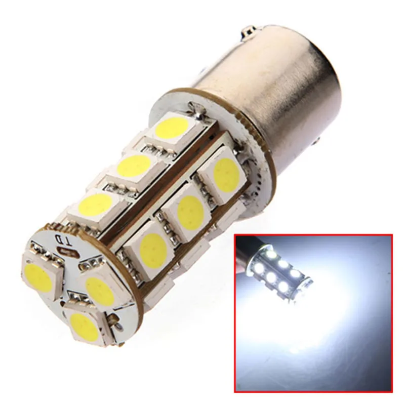 Auto 1156 BA15S P21W 5050 18 SMD Warm White/Red 12V Car light LED Brake/Turn/Tail signal lamp bulb. | Автомобили и мотоциклы