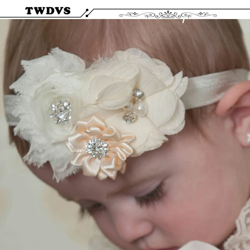 Детская повязка на голову головные повязки с бантиком для новорожденных