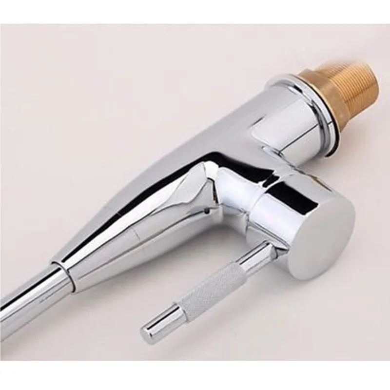 Горячие Продажи Chrome Горячей/Холодной Два Отверстия Ручки кран для кухни