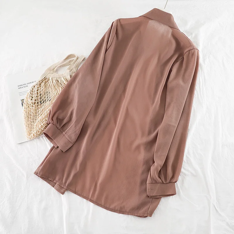 Женский комплект из двух предметов свободная рубашка-кардиган + тонкие широкие