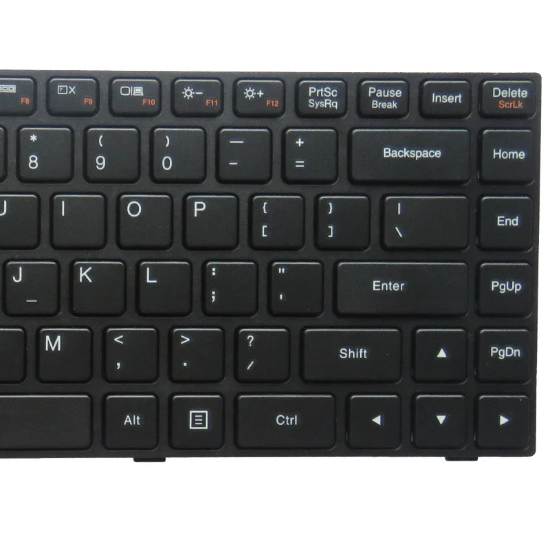 YALUZU новый для Lenovo Ideapad 100 14 14IBY английская клавиатура US черный с рамкой короткий