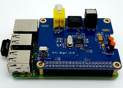 Raspberry Pi 3 Model B+ HIFI DiGi+ цифровая звуковая карта ies SPDIF также для Raspberry Pi 3 Model B