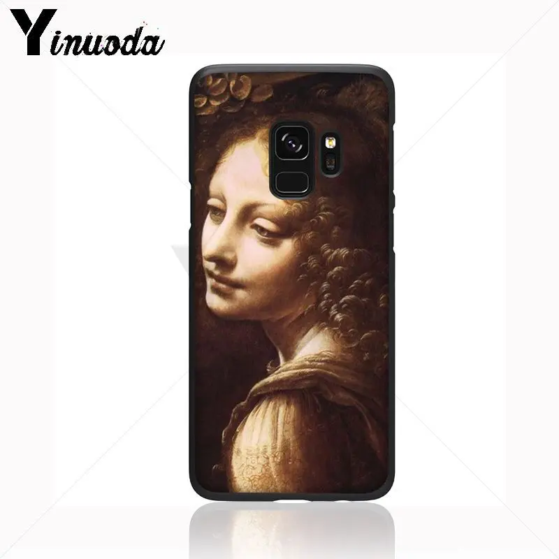 Чехол для телефона Yinuoda Leonardo da Vinci Mona Lisa Pat Cat Van Gogh чехлы Samsung Galaxy s9 s8 plus note 8 note9 s7 note5 |