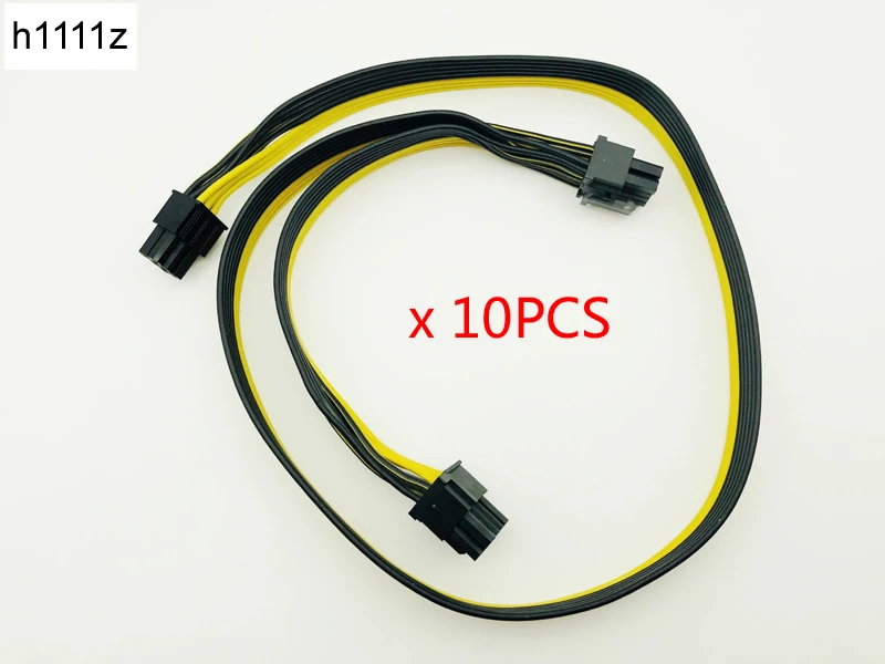 10 шт. модульные PSU кабели питания PCI e Molex 6pin до 2 8 pin 6 + 2pin Express Внутренний сплиттер